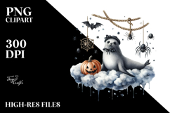 Seal on Cloud, Transparent PNG Product Image 2