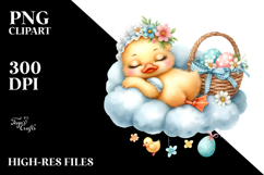 Baby Duck Watercolor Summer Cloud Product Image 2