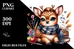 Cool Baby Deer with Big Eyes PNG Product Image 2