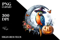 Parrot for Halloween, High-Res PNG Product Image 2