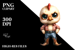 Expressive Baby Chicken Cowboy Boots Product Image 2