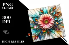 Watercolor Luxury Flower Splash Clipart Product Image 1