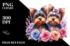 Vibrant Yorkshire Terrier Clipart Product Image 3