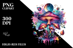 Magical Celestial Mushroom PNG Product Image 2