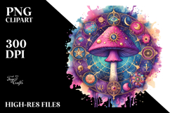 Magical Celestial Mushroom PNG Product Image 2