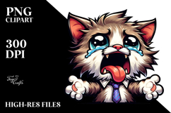 Silly Kitten with Bow Tie, PNG Product Image 2