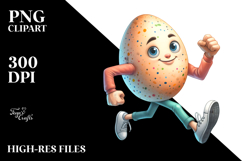 Creative Easter Egg Runner PNG Product Image 2