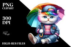Cute Baby Cat Posing PNG Product Image 2