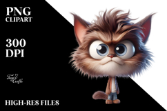 Cartoon Kitten with Anthropomorphic Features Product Image 2