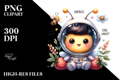 Bee with Astronaut Helmet PNG Product Image 2