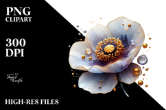 Abstract Poppy Material PNG Product Image 2