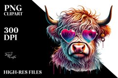 Detailed Highland Calf Sunglasses PNG Product Image 2