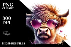 Detailed Highland Calf Sunglasses PNG Product Image 2