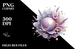 Abstract Lavender Material PNG Product Image 2