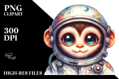 Energetic Baby Monkey PNG Product Image 2