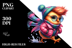 Running Baby Chicken PNG Product Image 2