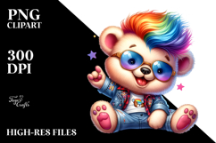 Playing Baby Bear PNG Product Image 2