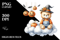 Bear Dressed for Halloween, PNG Product Image 2