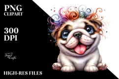 Cute Bulldog PNG Product Image 2