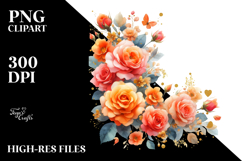 Vibrant Orange Roses JPEG Product Image 2