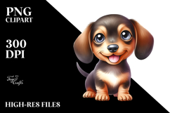Baby Dachshund PNG Product Image 2