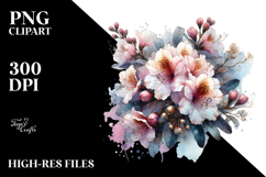 Metallic Rhododendron PNG Product Image 2