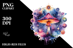 Magical Celestial Mushroom PNG Product Image 2
