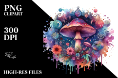 Magical Celestial Mushroom PNG Product Image 2