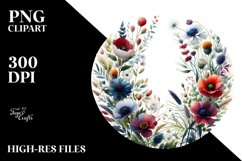 Vibrant Oval Frame Sticker | Sublimation | Clipart Product Image 1