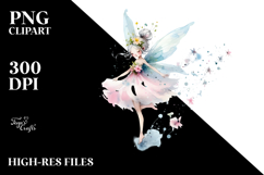 Washed Whimsical Fairy PNG Product Image 2