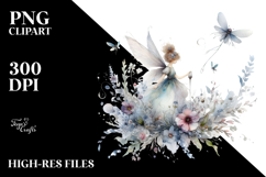 Washed Whimsical Fairy PNG Product Image 2