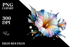 Glossy Morning Glory Material | Clipart Product Image 1