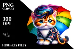 Cute Baby Cat Funny PNG Product Image 2