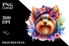 Watercolor Yorkshire Terrier Clipart Product Image 3