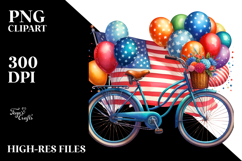 Vintage Vibrant Bicycle with Balloons, 20 oz Tumbler Product Image 2
