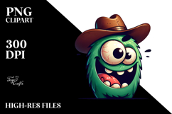 Goofy Monster with Mischievous Grin, Cartoon Art Product Image 2