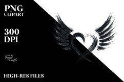 Heart with Wings, PNG Product Image 2
