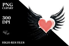 Heart with Wings, PNG Product Image 2