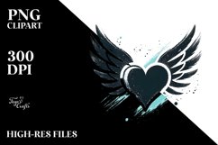 Heart with Wings, PNG Product Image 2