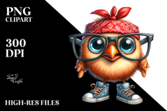 Expressive Confused Baby Chicken | Sublimation | Clipart Product Image 2