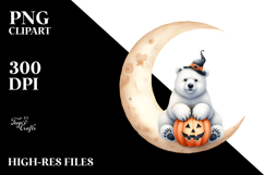 Polar Bear for Halloween, High-Res PNG Product Image 2