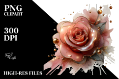 Abstract y Rose PNG Product Image 2