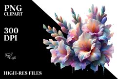 Abstract Gladiolus, PNG Product Image 2