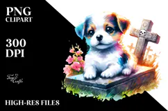 Cute Baby Dog in Style | Clipart Product Image 2
