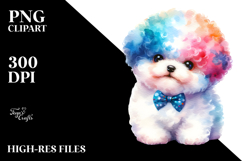 Expressive Bichon Frise, Transparent PNG Product Image 2