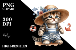 Baby Kitten Beachwear PNG Product Image 2
