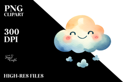 Happy Cloud, PNG Product Image 2