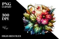 Detailed Stained Impatiens Round Splash Product Image 1