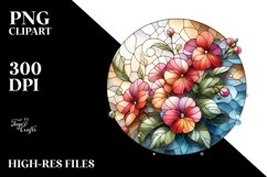 Detailed Stained Impatiens Round Splash Product Image 1