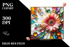 Watercolor Luxury Flower Splash Clipart Product Image 1